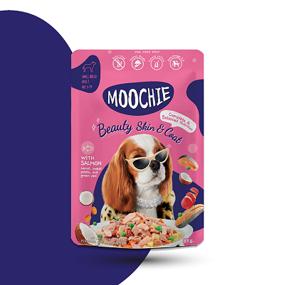 泰國Moochie 犬 Superfood系列 三文魚濕糧(皮膚健康) 85g【原盒12包】