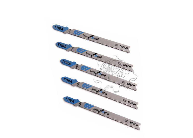＊中崙五金【附發票】BOSCH 博世 高碳鋼線鋸片 T118A 92mm 金屬/英吋/16齒 (一卡五支)