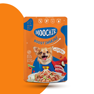 泰國Moochie 犬 Superfood系列 鴨肉濕糧(強健免疫) 85g【原盒12包】