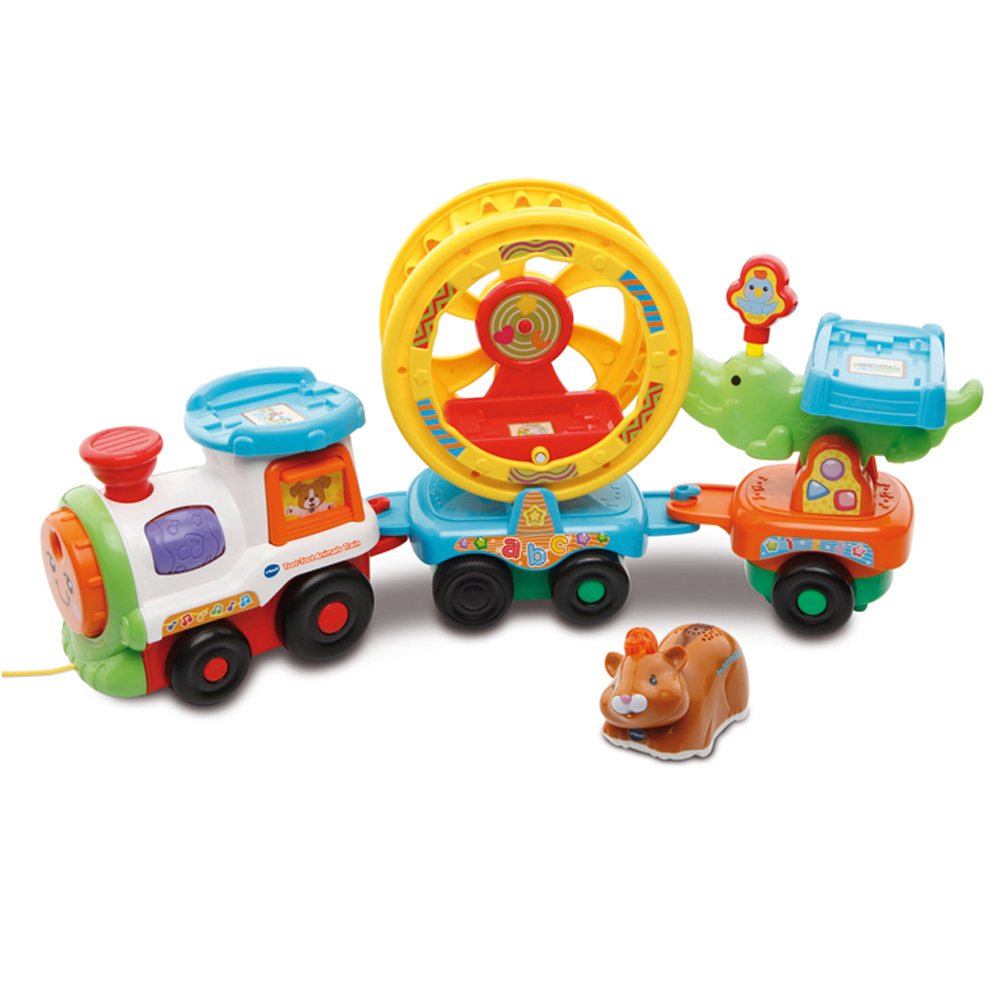 【英國 Vtech 嘟嘟車系列 】嘟嘟車動物系列 - 動物火車軌道組