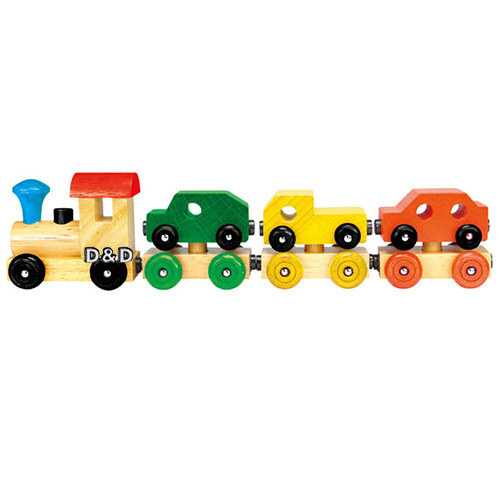 《 World - Zebra 》 四節彩色火車組