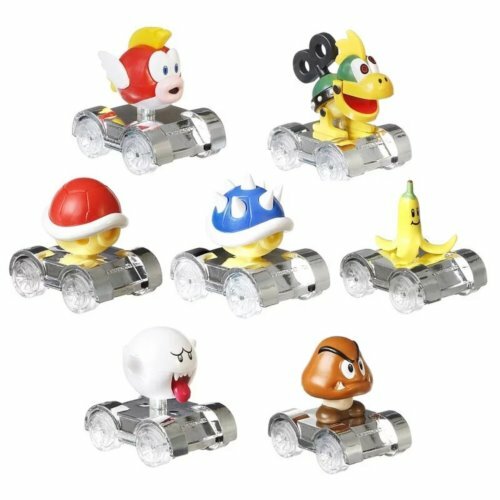 《風火輪Hot Wheels》 任天堂遊戲 瑪莉歐 Mario Kart 驚喜道具車(隨機出貨)