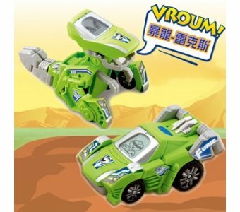 《 英國 Vtech 》聲光變形恐龍車-暴龍 -雷克斯