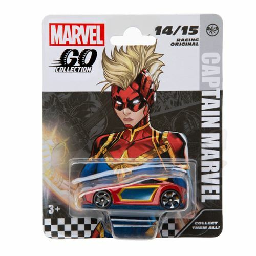 《 GO COLLECTION 》  漫威合金車-驚奇隊長