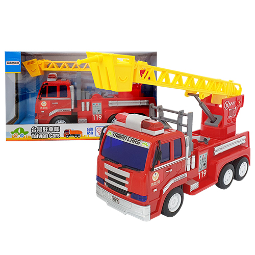 《 KIDMATE 》台灣好車隊-聲光雲梯車 KMT-83810