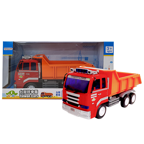 《 KIDMATE 》台灣好車隊-聲光砂石車 KMT-83813