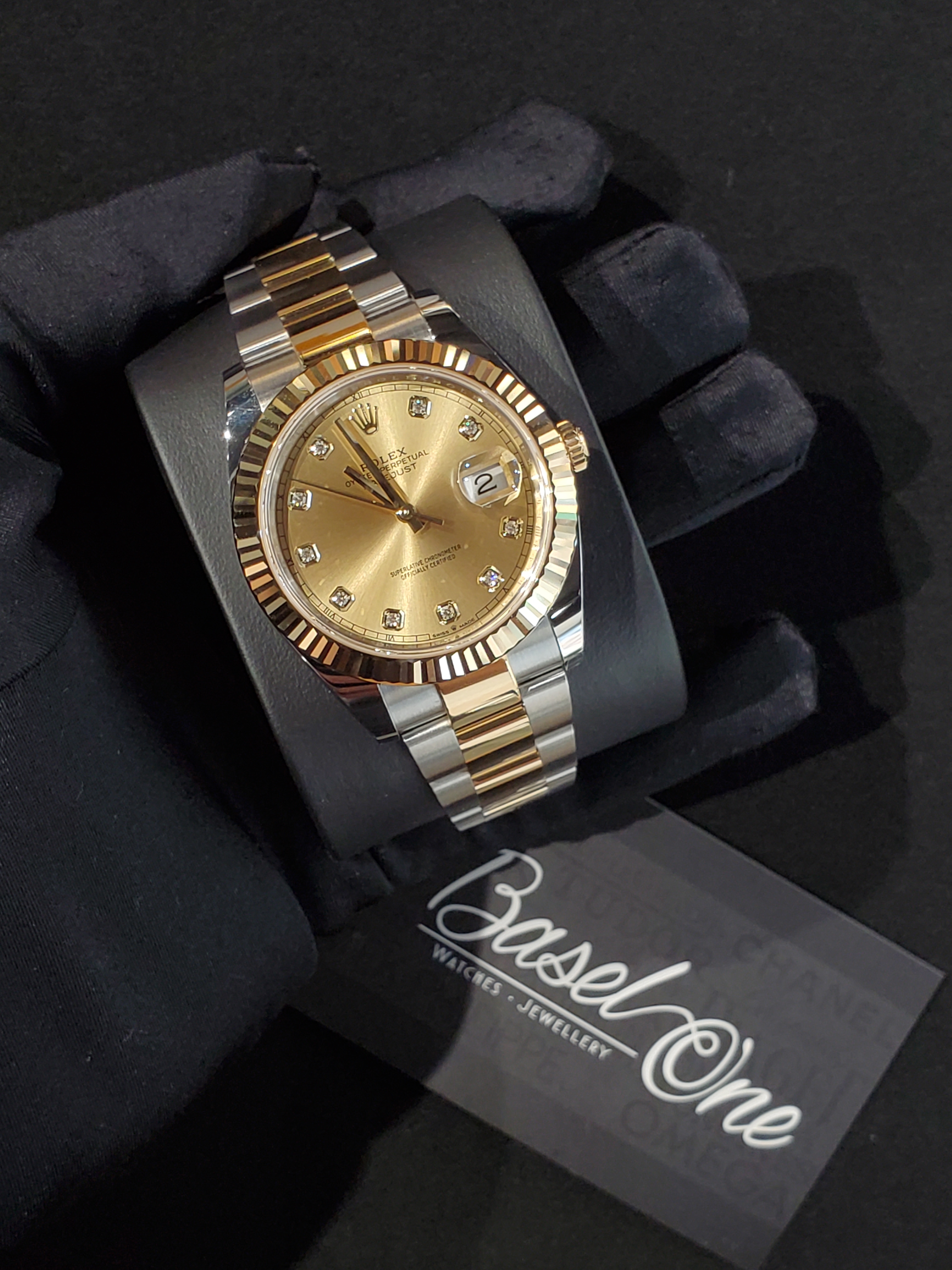 Datejust 41 champagne dial new arrivals