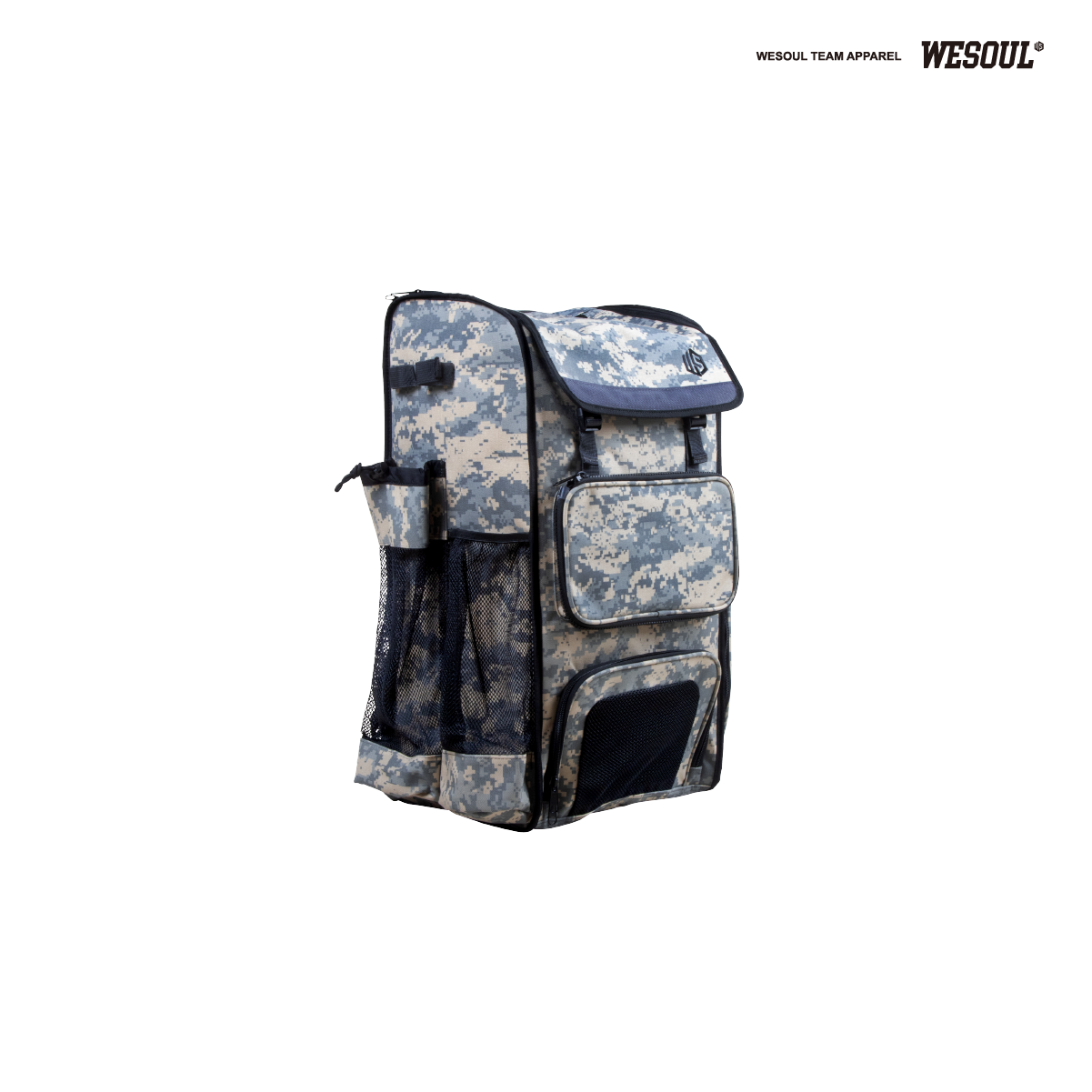 【WESOUL】遠征包 DL-1004(7)｜灰數位迷彩