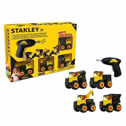《美國STANLEY Jr.》組裝工程車-電動工具套組
