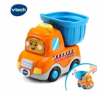 《 英國 Vtech 》嘟嘟聲光互動車-傾卸車