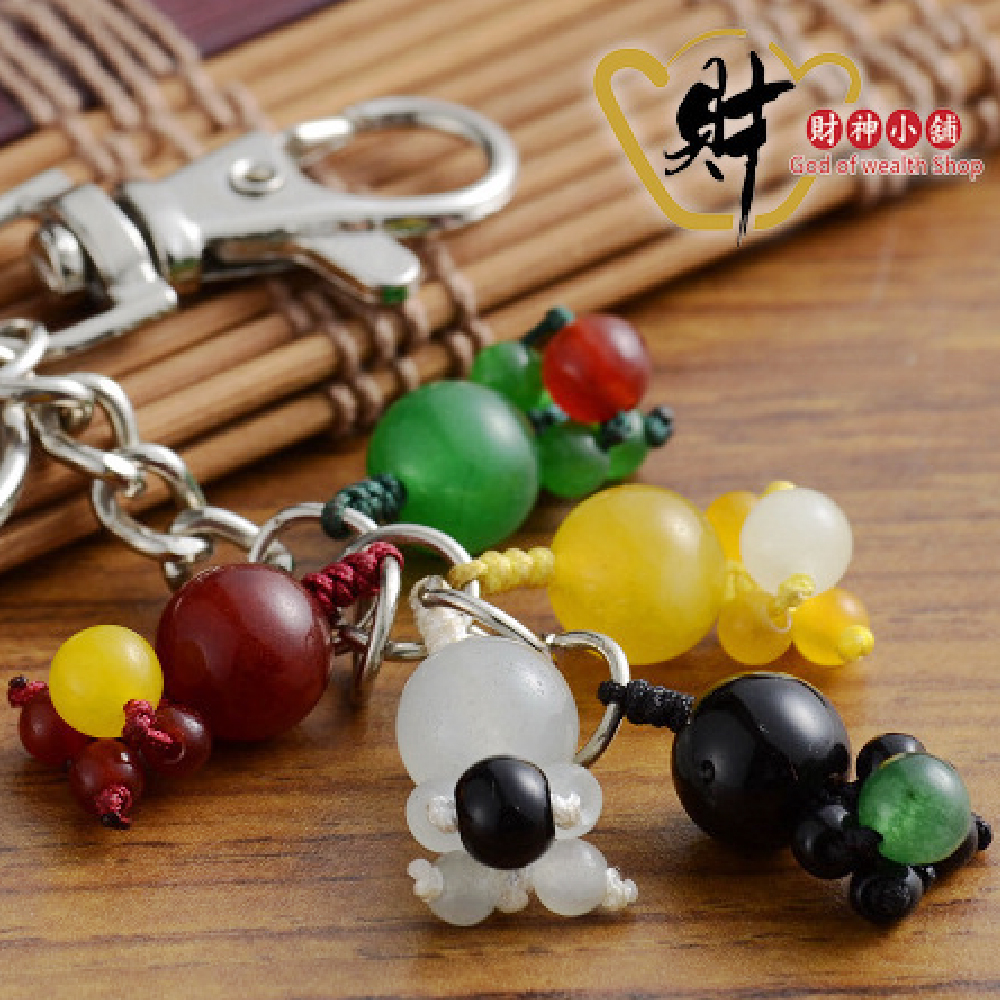 【財神小舖】五行相生小貴人鑰匙圈(含開光)