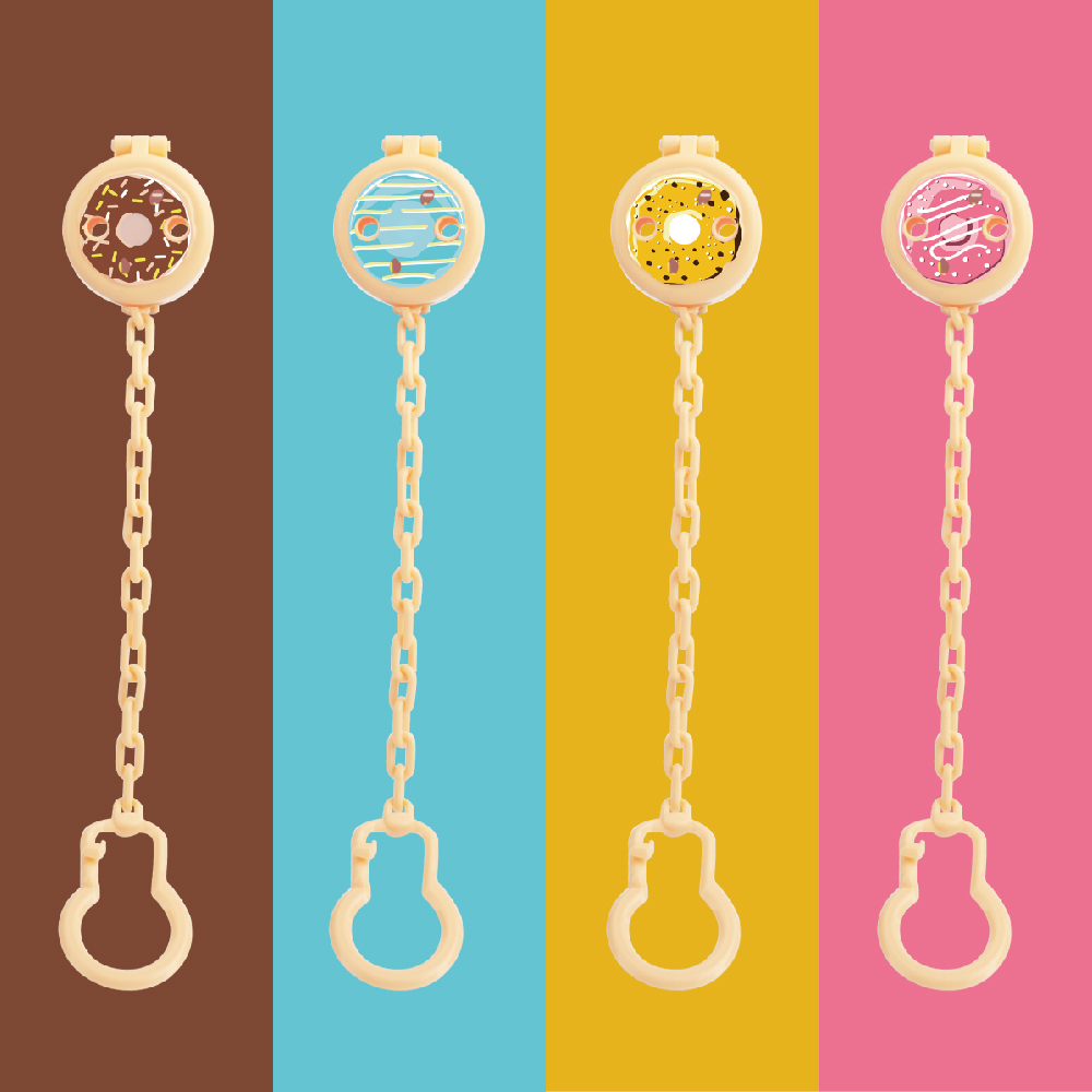 【FARLIN】甜甜圈奶嘴收納鍊夾