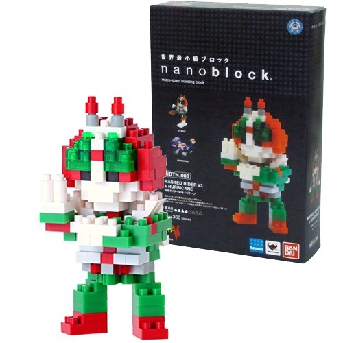 《 Nano Block 迷你積木 》【 假面超人系列 】NBTN-008 假面騎士 V3