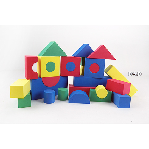 《 少年台製積木 》EVA 軟積木 ( 小, 40 PCS )