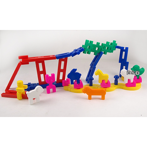 《 少年台製積木 》動物嘉年華 C ( 92 PCS )