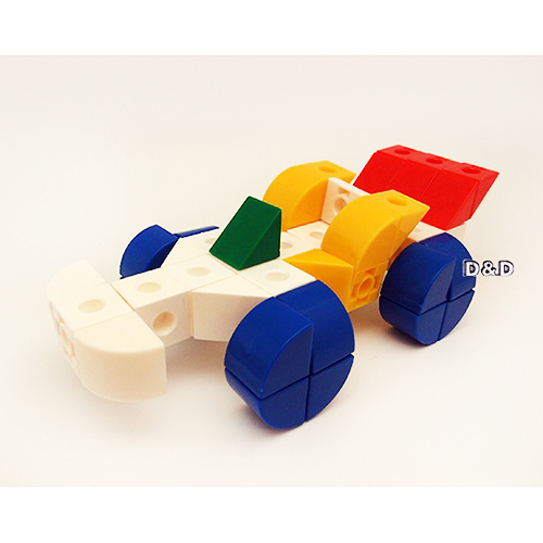 《 少年台製積木 》2 cm 連接方塊 ( 5 色 200 PCS )