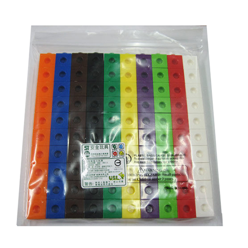 《 少年台製積木 》連接方塊 ( 100 pcs ,2 cm,10 色)