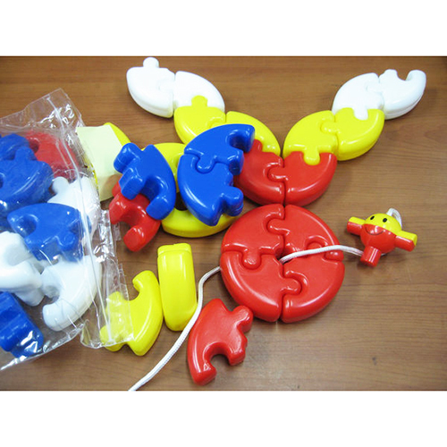 《 少年台製積木 》彎彎積木 ( 40 pcs )