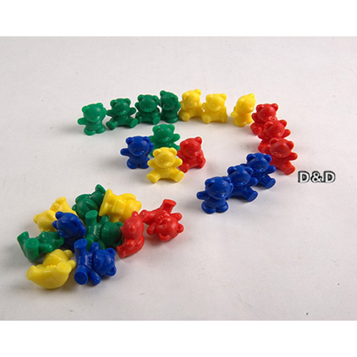 《 少年台製積木 》3 形 4 克 寶貝熊 ( 120 pcs )