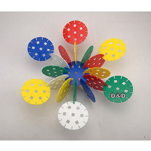 《 少年台製積木 》特大圓花片 ( 50 pcs )