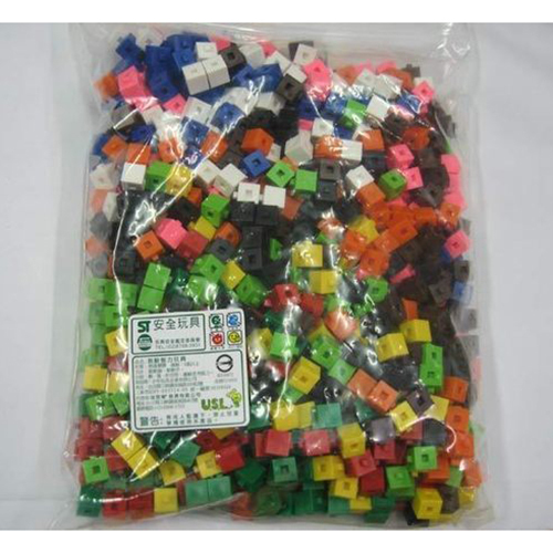 《 少年台製積木 》公分公克連接方塊 10 色 ( 1000 PCS )