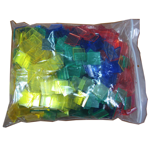 《 少年台製積木 》1 英吋方形透明片 ( 1000 PCS )
