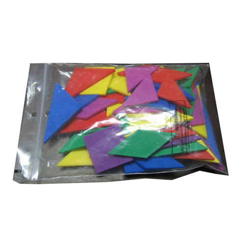 《 少年台製積木 》多巧板軟質5色50PCS