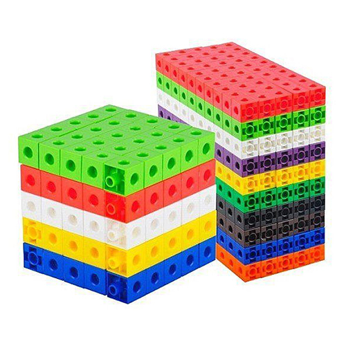 《 少年台製積木 》2 cm 連接方塊 10 色 ( 500 pcs )