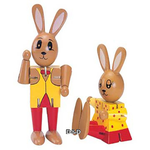 《 World - Zebra 》 趣味兔玩偶組