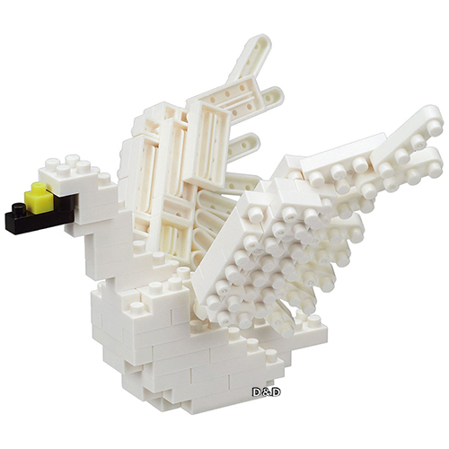 《 Nano Block 迷你積木 》【 可愛動物系列 】NBC-226 白鳥