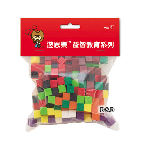 《 少年台製積木 》公分公克方塊 ( 10 色,300 pcs )