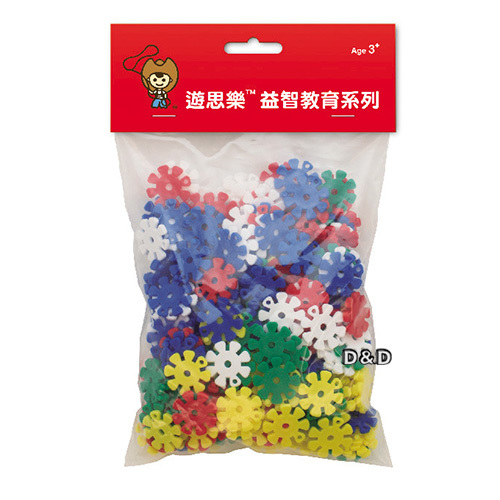 《 少年台製積木 》小圓花片 ( 2.5 cm , 300 pcs )