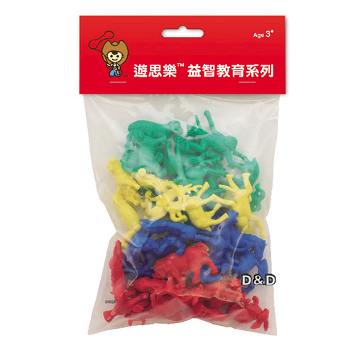 《 少年台製積木 》家禽家畜組(軟質,48pcs)