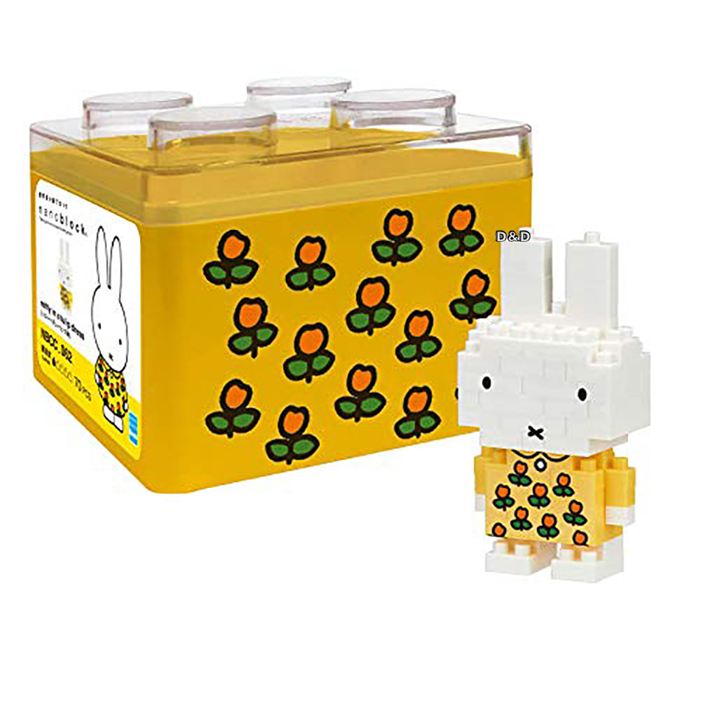 《Nano Block迷你積木》NBCC-062 米菲兔 鬱金香花紋