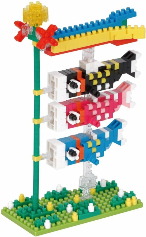 《Nano Block迷你積木》NBH_209鯉魚旗