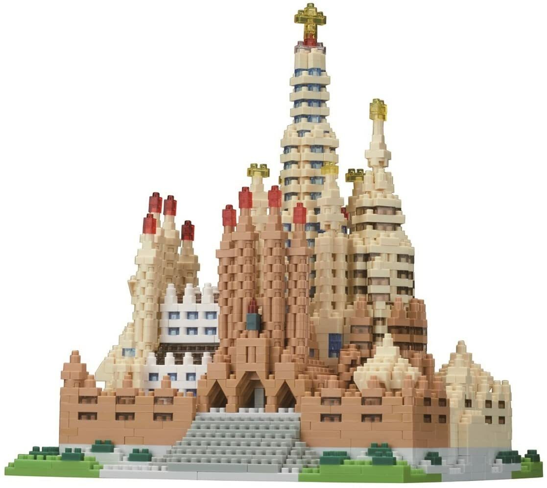 《Nano Block迷你積木》NB-028 聖家堂 DX豪華版