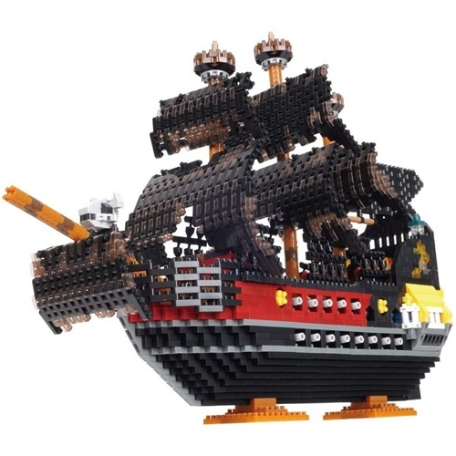 《 Nano Block迷你積木 》NB_050 海賊船DX 1000