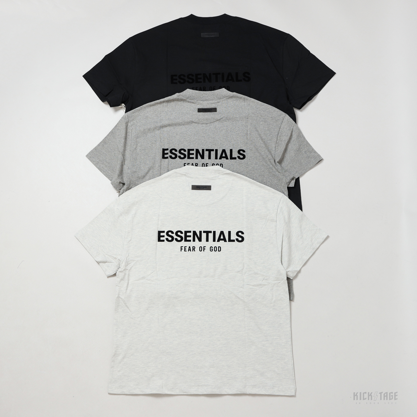 FEAR Of GOD ESSENTIALS TEE 前小Logo背後字體短袖短T【125BT212060F】