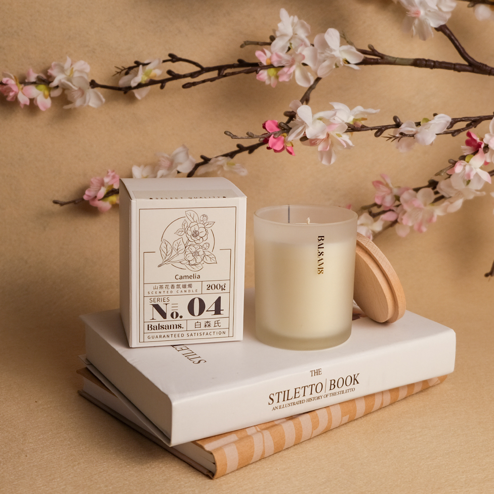 Balsams白森氏香氛工藝蠟燭200g-山茶花