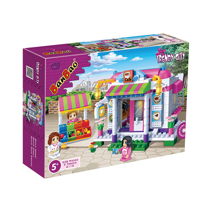 《 BanBao 邦寶積木 》樂園系列-咖啡廳