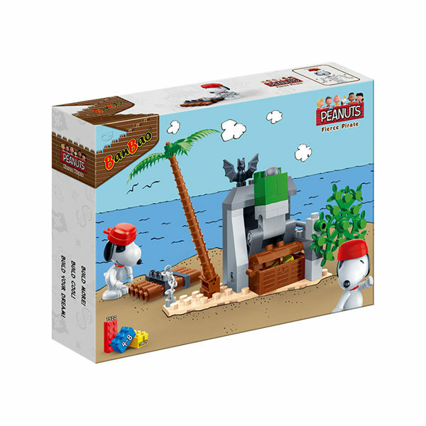 《 BanBao 邦寶積木 》史奴比系列 - 蝙蝠洞寶藏