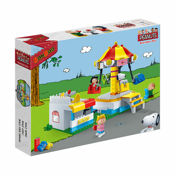 《 BanBao 邦寶積木 》史奴比系列 - 旋轉樂園
