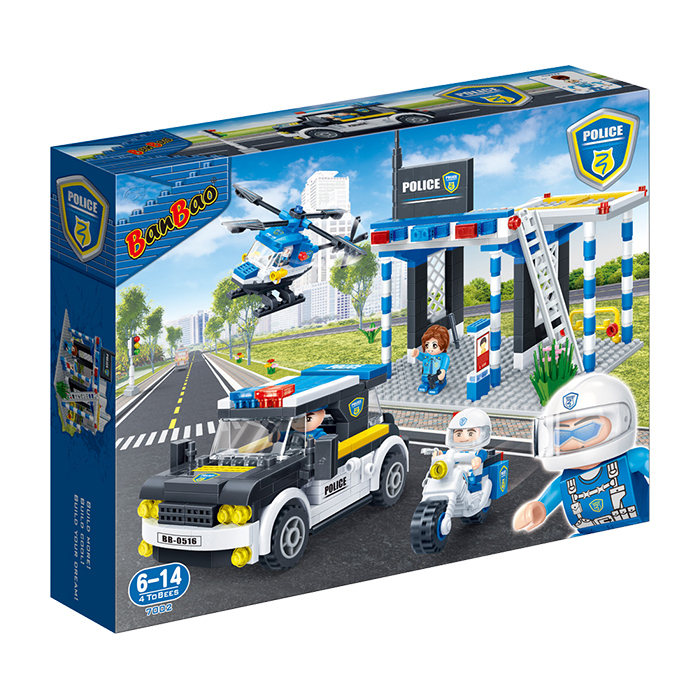 《 BanBao 邦寶積木 》新警察系列-臨時駐警所