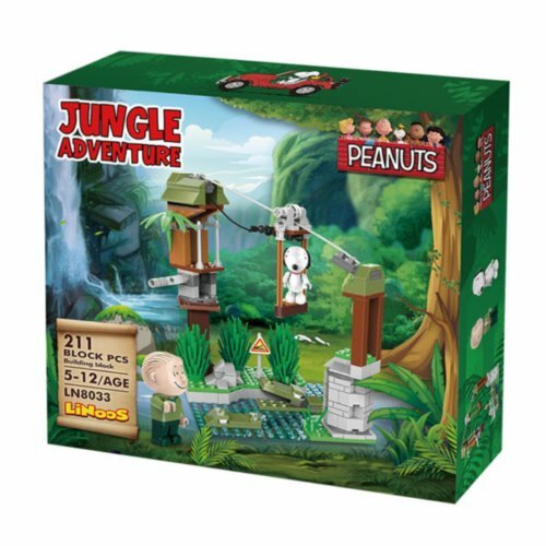 《 BanBao 邦寶積木 》史奴比叢林系列--勇闖鯉魚潭(211片)