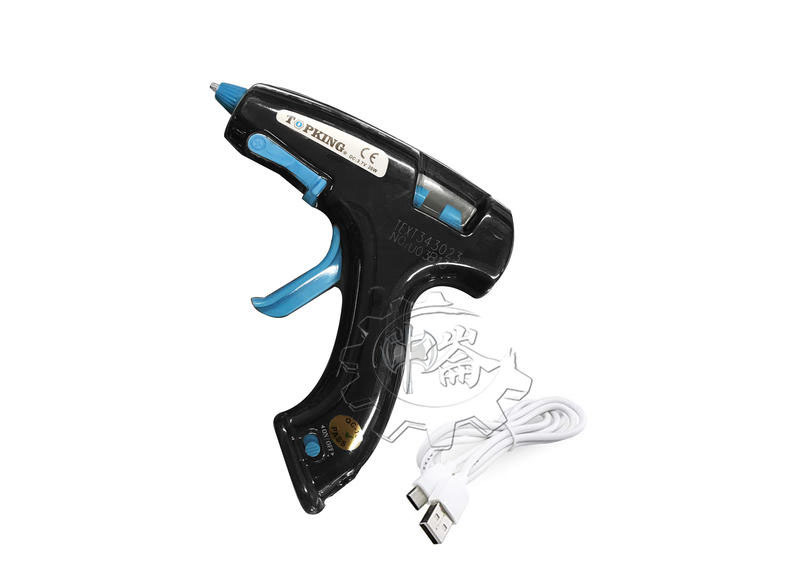 ＊中崙五金【附發票】TOPKING 鋰電3.7V無線20W熱熔膠槍 TK-G20W 熱熔膠槍 USB充電