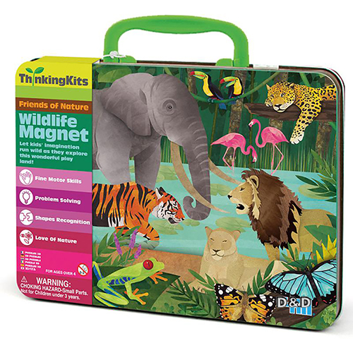 《 4M美勞創作 》野生動物磁貼組