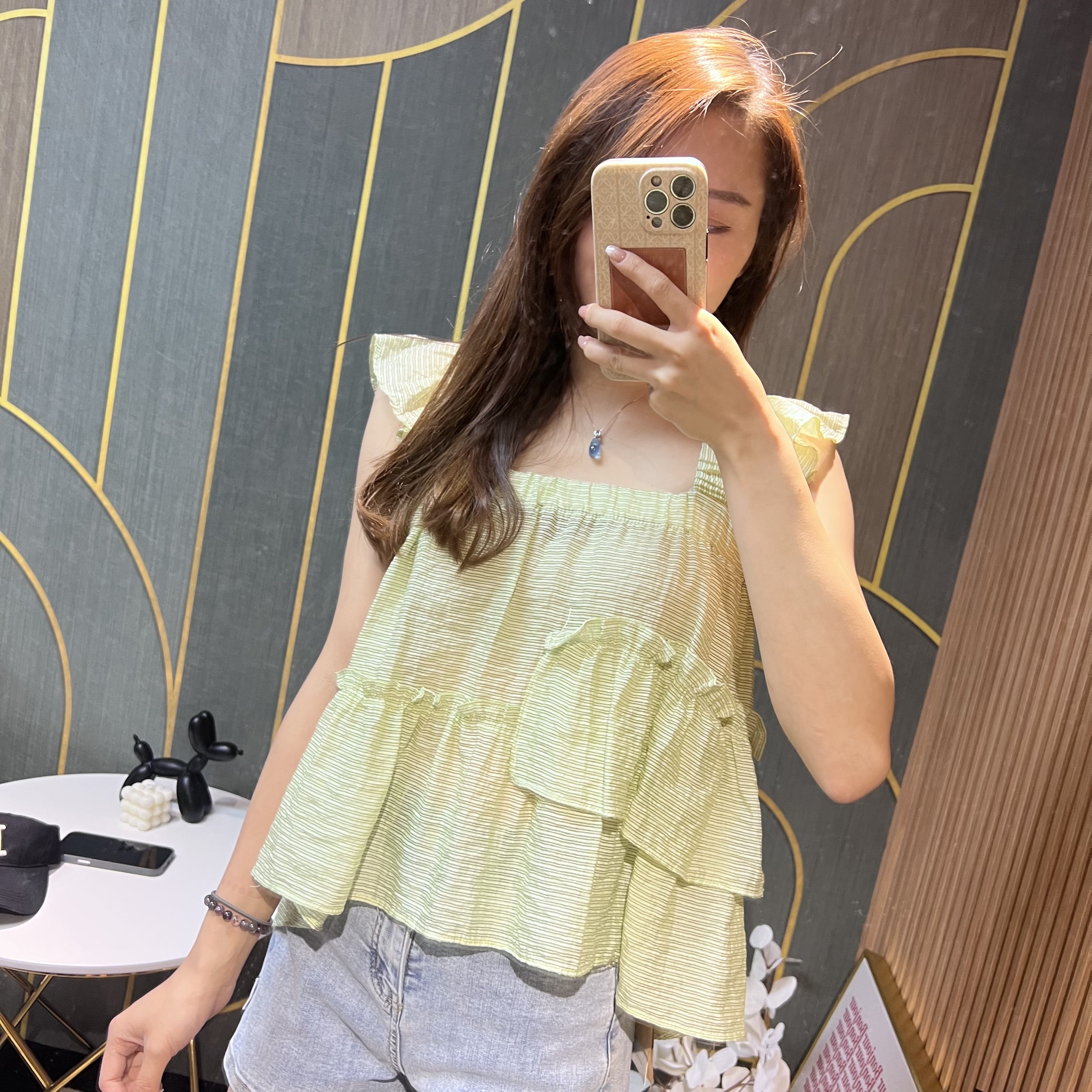 【Hoi2推介】橫間吊帶TOP