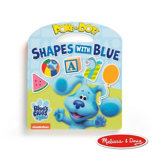 《 美國 Melissa & Doug 》 童書-神奇手提泡泡書, 藍藍的形狀線索, Blue's Clue & You!