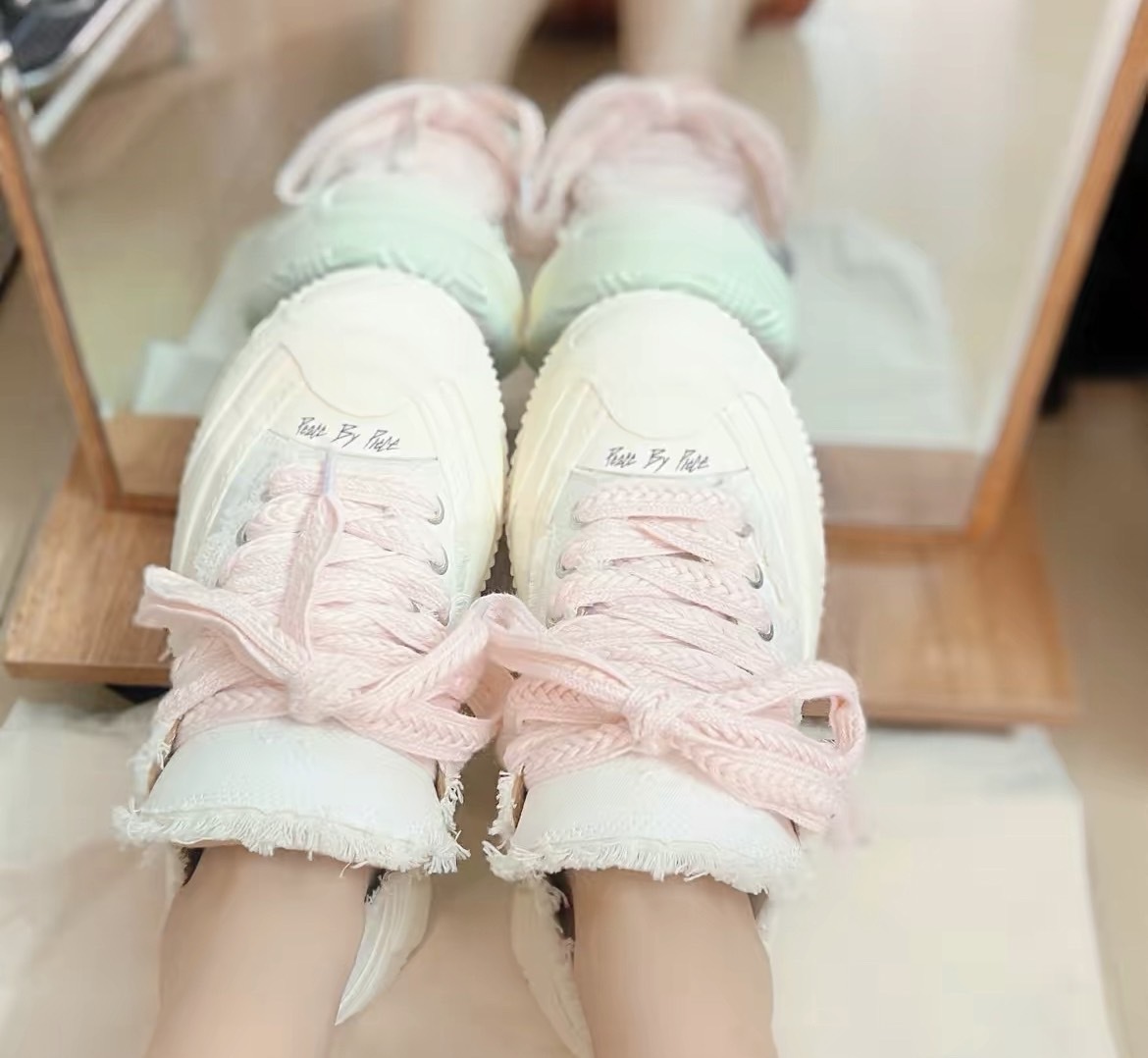 xVESSEL G.O.P. 2.0 MARSHMALLOW Classic Lows "White" 感溫變色 棉花糖2.0 白色 光感變色厚底解構鞋