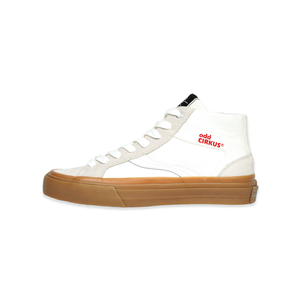 odd CIRKUS PROTOTYPE ASTLEY HIGH 生膠帆布鞋 高筒  白布膠底